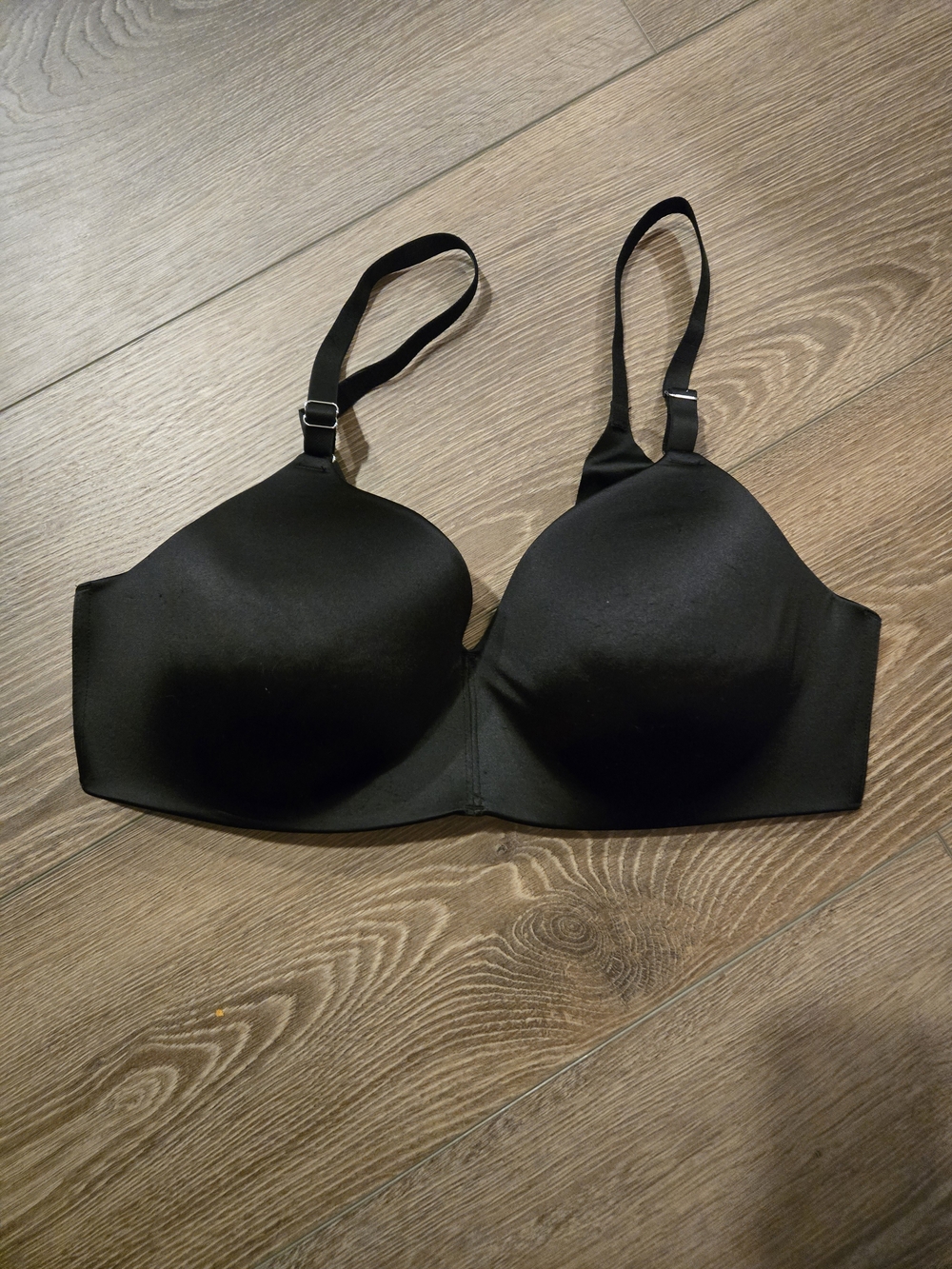 Secret Treasures Black Seamless Molded Cup Bra
